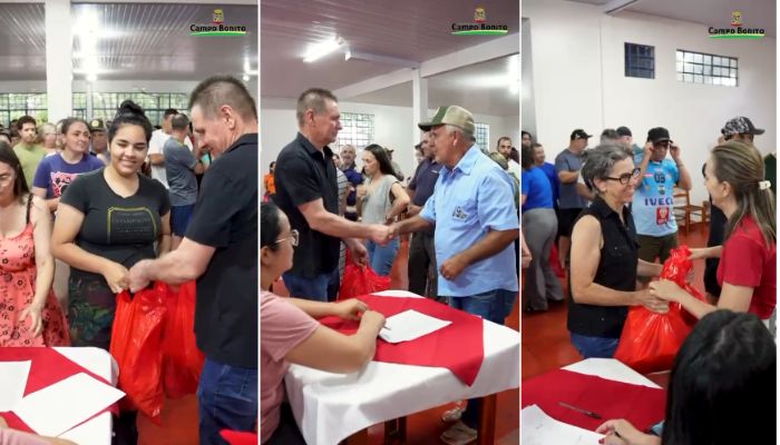 Campo Bonito - Governo Municipal realiza entrega de cestas natalinas a servidores municipais